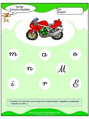 M Sesi Çalışma Sayfaları